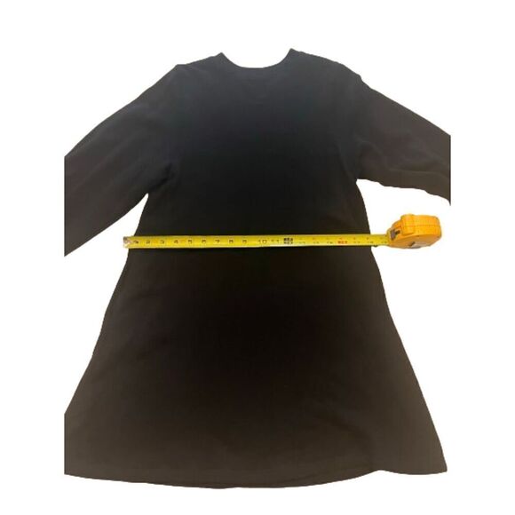 Sincerely Jules for Bandier Black Long Sleeve Sweatshirt Dress Size XS - Picture 6 of 7
